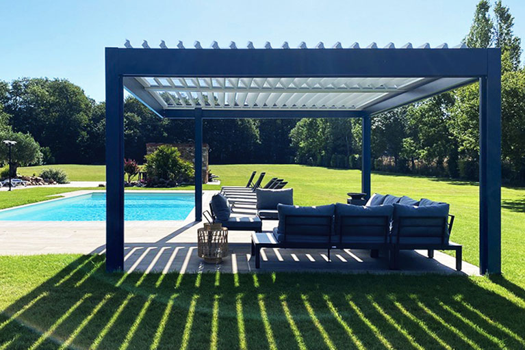 ADN photo extérieur pergola autoporté